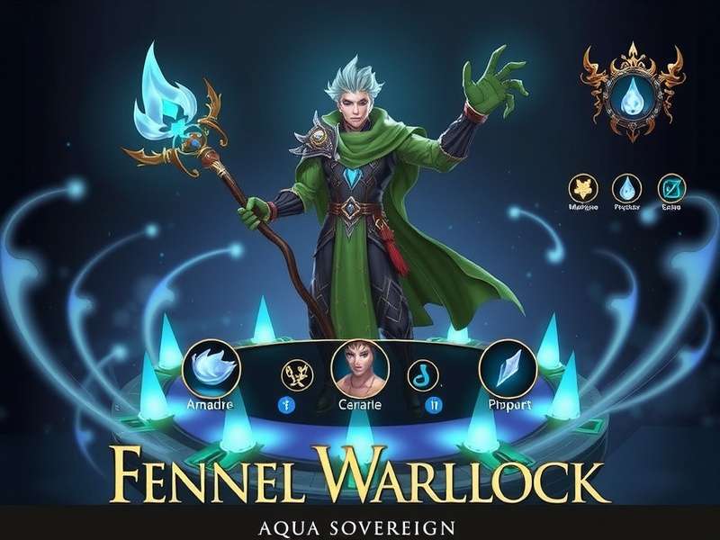 Fennel Warlock Aqua Sovereign Game Art